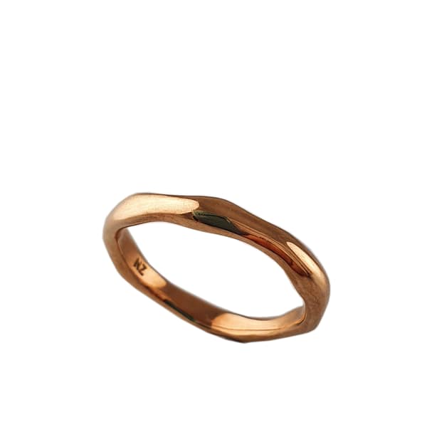 RG -9R366 ROSE gold Fine contoured ring