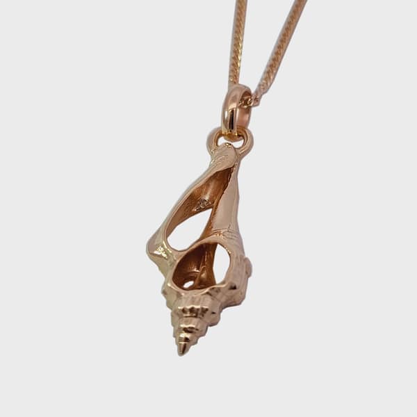 PD 9Y615 9ct yellow GOLD 'STROMBUS Shell ' pendant only