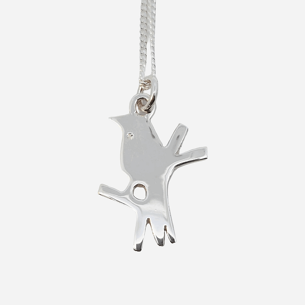 PD ss670 Sterlingsilver TUI silhouette pendant & chain