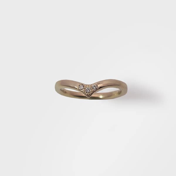 Sky Bird ring & Diamonds in Gold